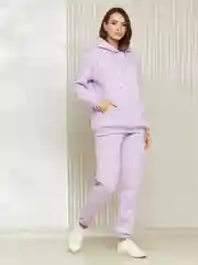 Сиреневый спортивный женский костюм