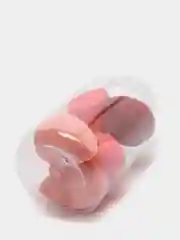 Спонж для макияжа в банке розовый 7 штук