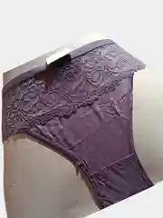 Аметистовый трусы-слипы женские, хлопок, большие размеры