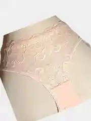 Кораллово-розовый трусы-слипы женские, хлопок, большие размеры