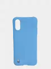 Голубой чехол силиконовый для Samsung Galaxy A01, A015, A10, тонкий, мягкий