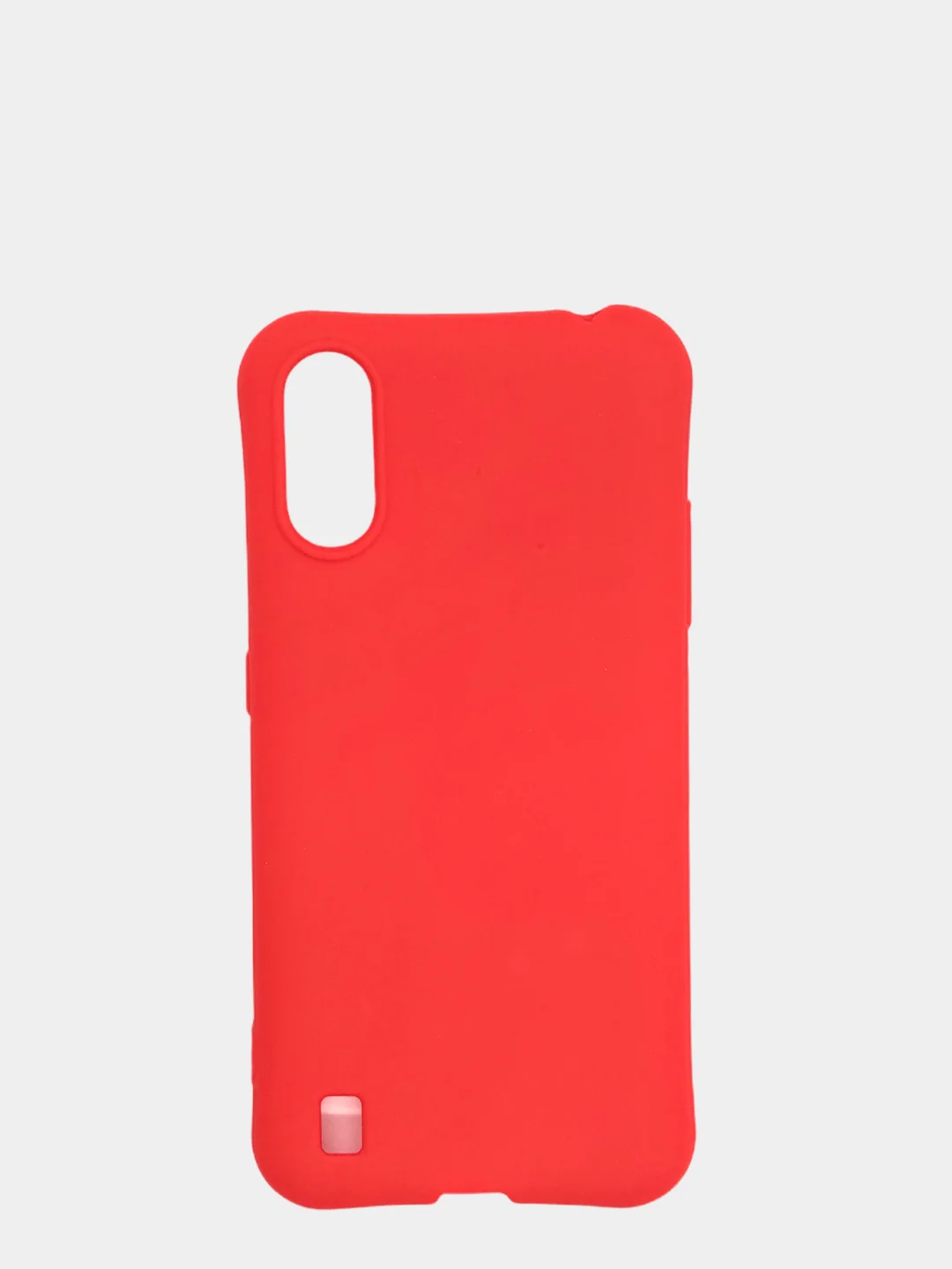 Красный чехол силиконовый для Samsung Galaxy A01, A015, A10, тонкий, мягкий