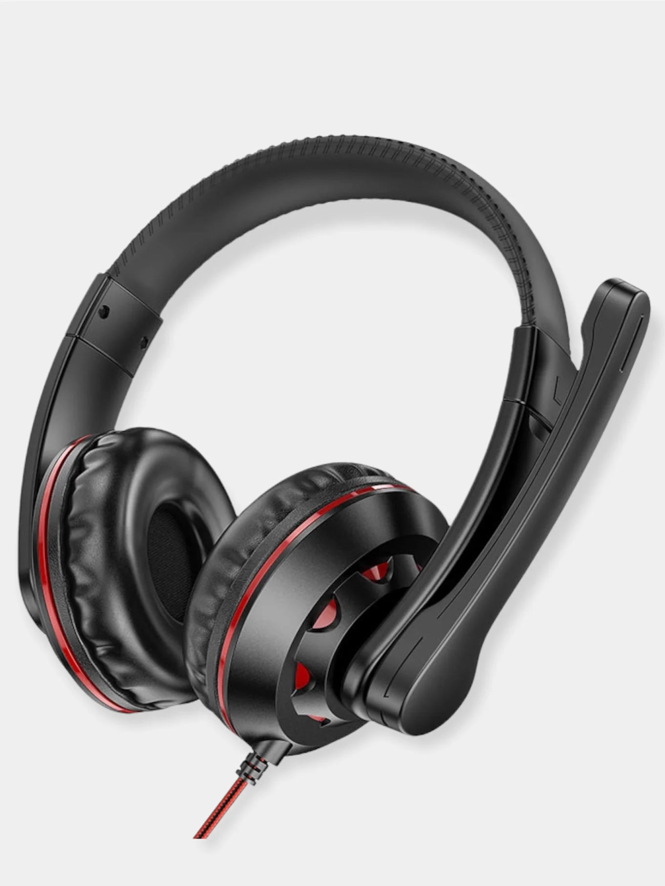 Игровые проводные наушники Borofone BO102 с всенаправленным микрофоном,3,5мм+USB,1,2 метра