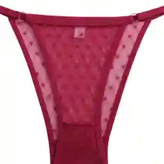 Бордовый трусы женские