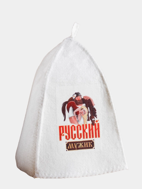 Шапка для бани и сауны "Русский" (Шапка банная)