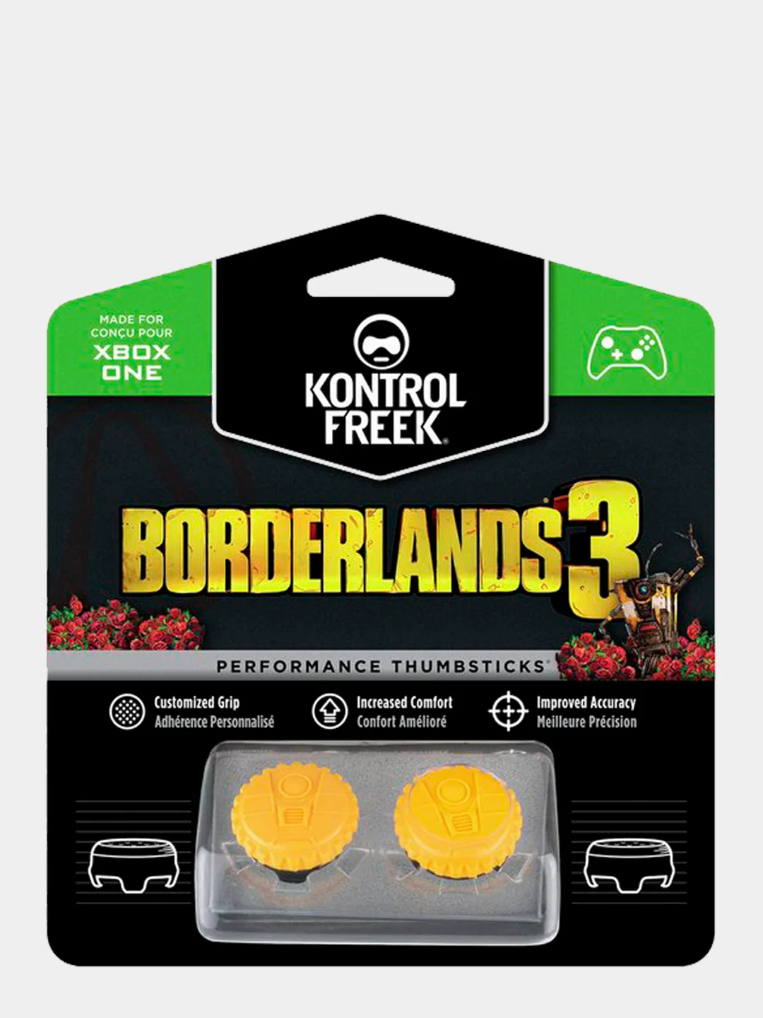 Горчичный накладки на стики KontrolFreek XBOX ONE / SERIES