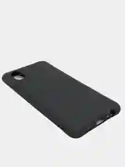 Голубой мягкий и тонкий силиконовый чехол для Samsung Galaxy A01 Core