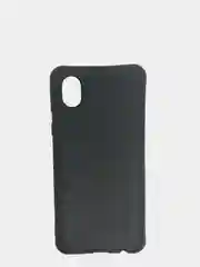 Голубой мягкий и тонкий силиконовый чехол для Samsung Galaxy A01 Core