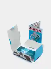 Развивающая игра Домино / Домино животные севера / Детское домино/ карточки со зверями
