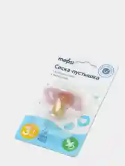 Розовый соска-пустышка латексная 3+ мес MEPSI 0322