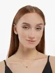Ожерелье с декором сердечка
