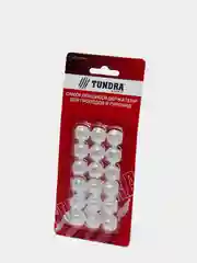 Держатель самоклеящийся для проводов и гирлянд TUNDRA, 18 шт