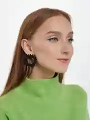 Серьга круглая