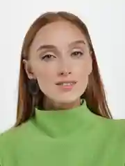 Серьга круглая