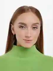 Желтый женские Серьги кольца/ подвески/гвоздики