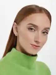Желтый женские Серьги кольца/ подвески/гвоздики