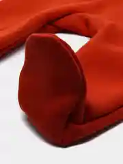 Медный комбинезон детский для новорожденных, футер с начесом, нательный с капюшоном