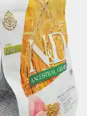 Сухой корм Farmina N&D Ancestral Grain "Ягненок и черника", для щенков мелких пород 0,8 кг