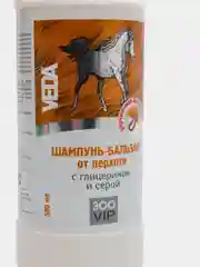 Шампунь-бальзам от перхоти с глицерином и серой для лошадей, 500 мл, VEDA
