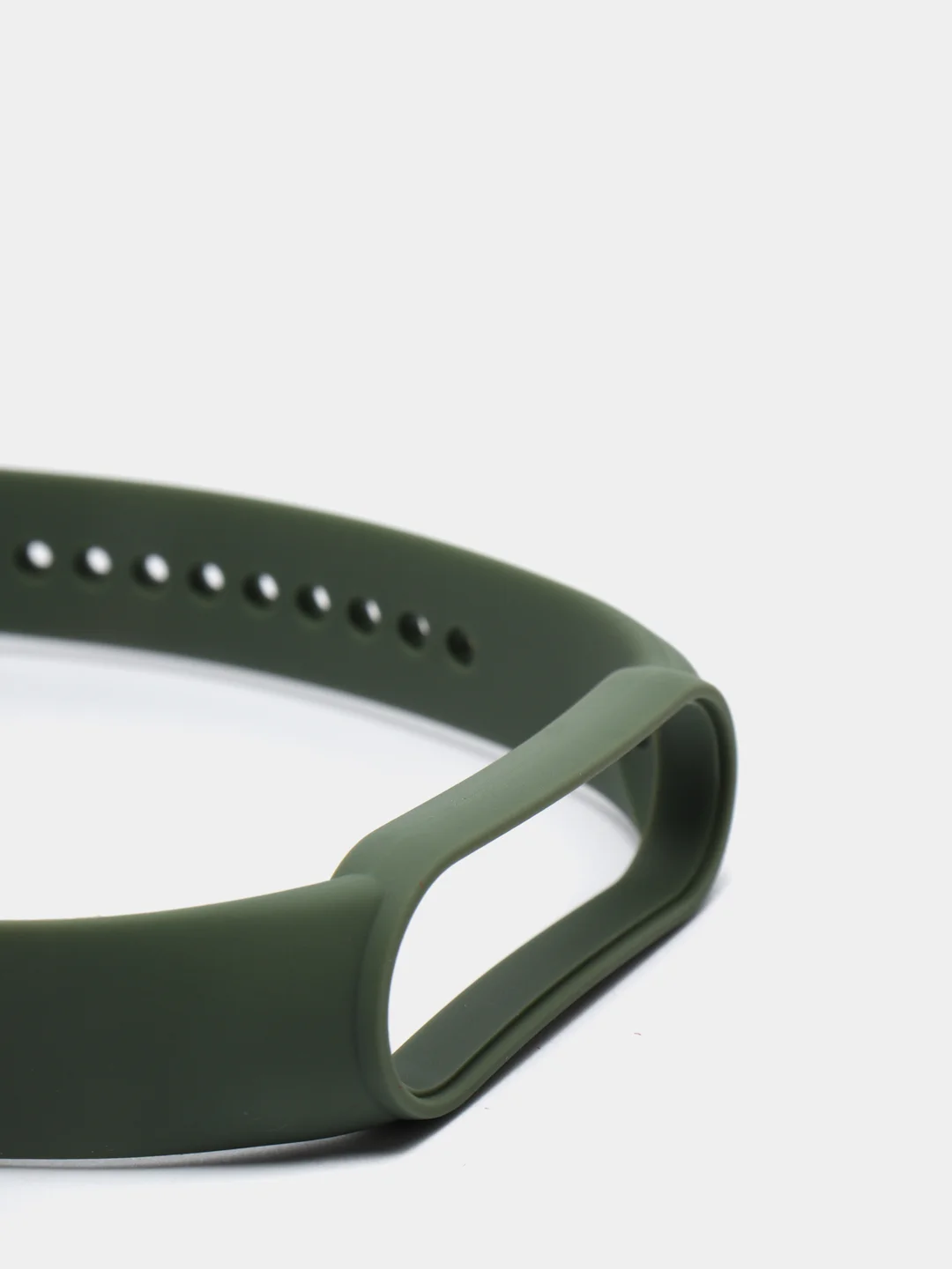 Зелёный хаки ремешок для Xiaomi Mi Band 5/Mi Band 6, силиконовый