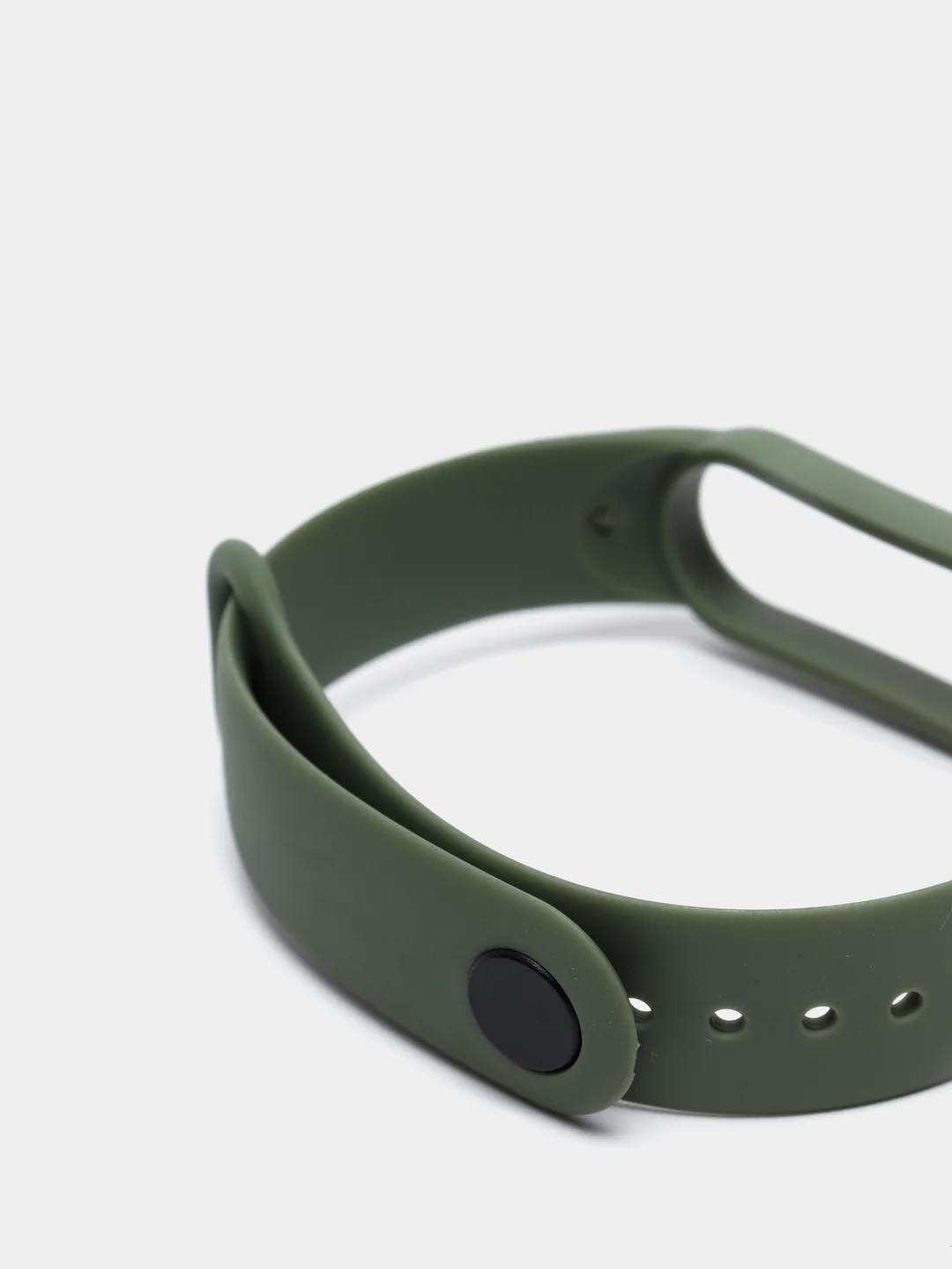 Зелёный хаки ремешок для Xiaomi Mi Band 5/Mi Band 6, силиконовый
