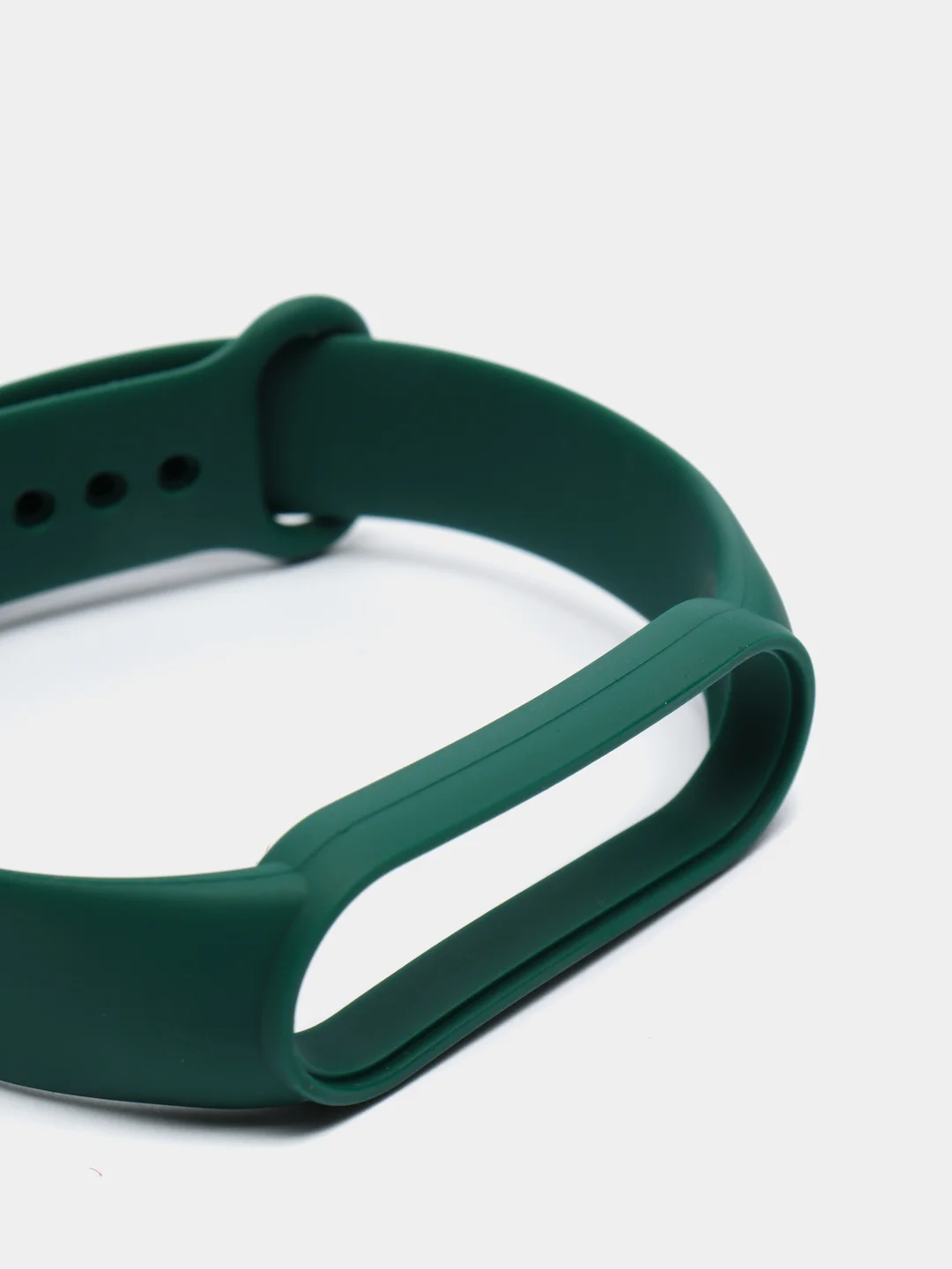 Зеленый ремешок для Xiaomi Mi Band 5/Mi Band 6, силиконовый