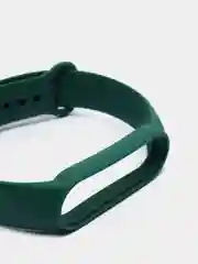 Зеленый ремешок для Xiaomi Mi Band 5/Mi Band 6, силиконовый