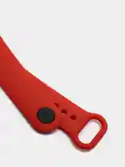 Багровый ремешок для Xiaomi Mi Band 5/Mi Band 6, силиконовый