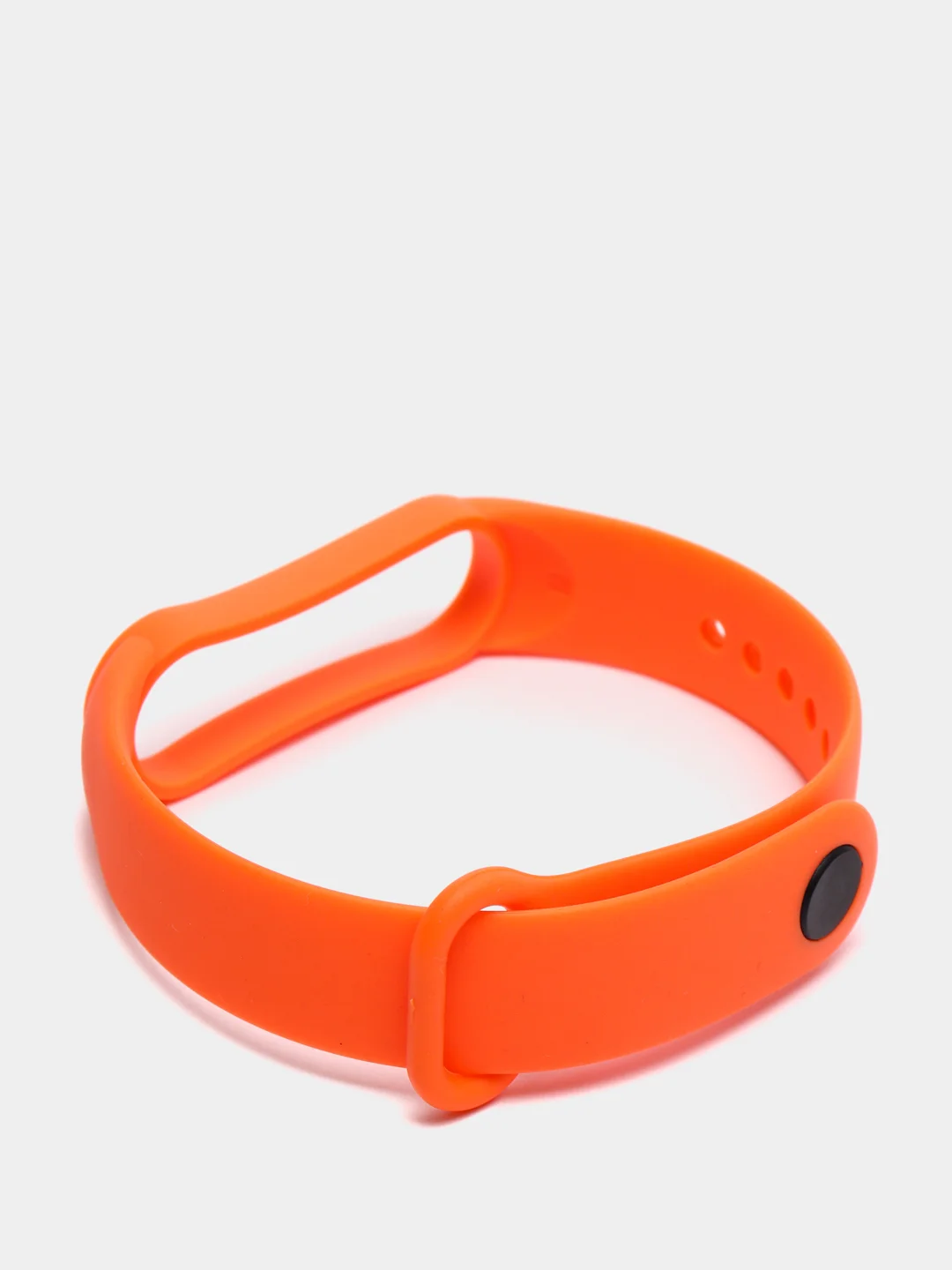 Оранжевый ремешок для Xiaomi Mi Band 5/Mi Band 6, силиконовый