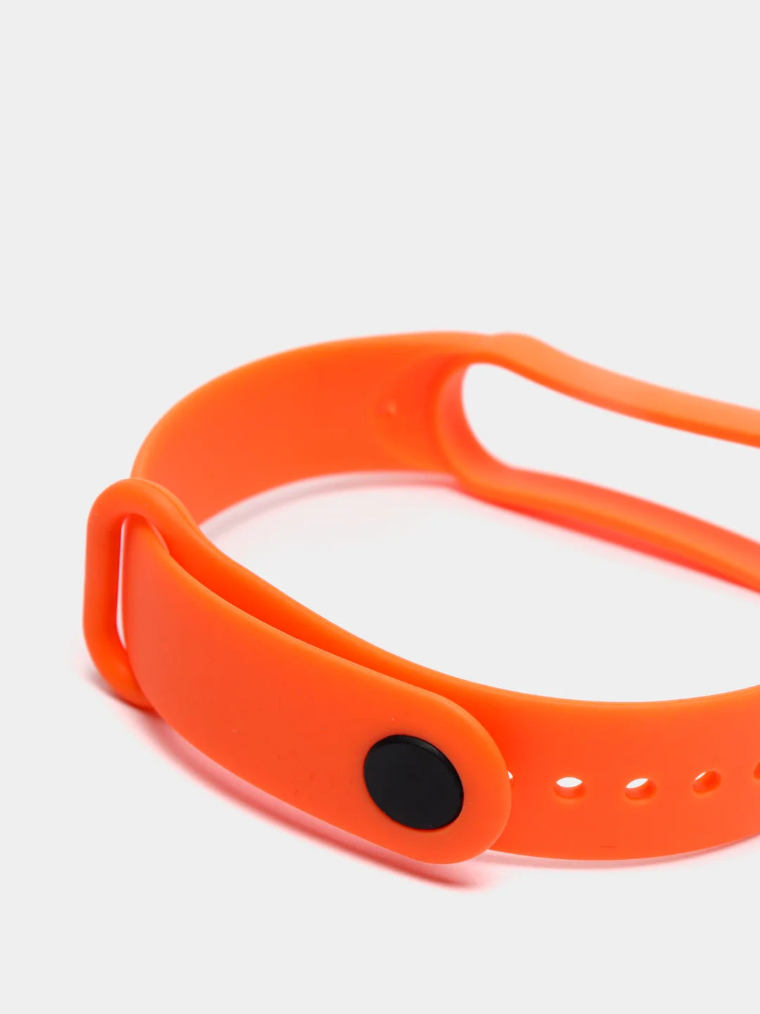 Оранжевый ремешок для Xiaomi Mi Band 5/Mi Band 6, силиконовый