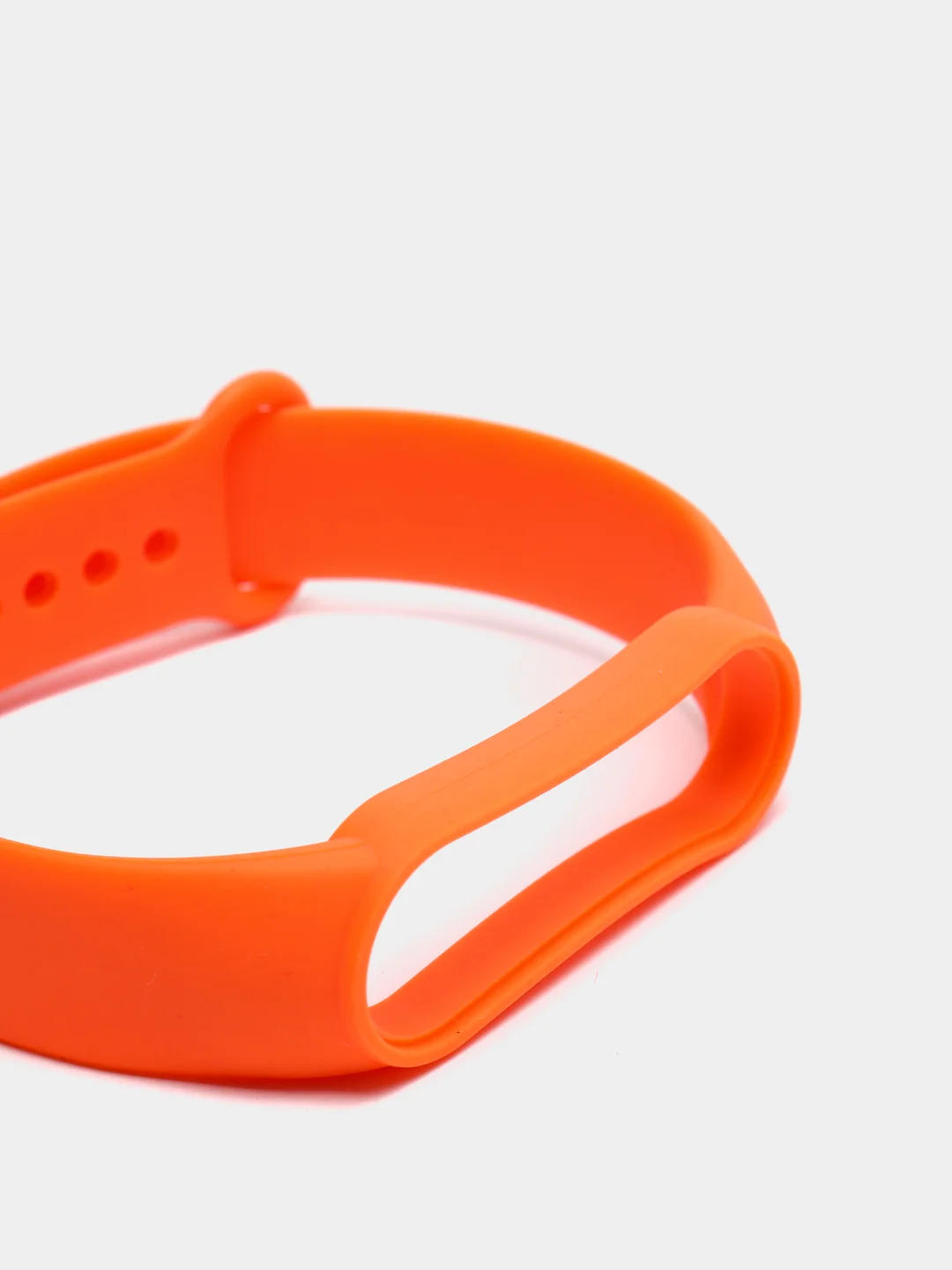 Оранжевый ремешок для Xiaomi Mi Band 5/Mi Band 6, силиконовый