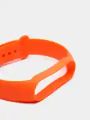 Оранжевый ремешок для Xiaomi Mi Band 5/Mi Band 6, силиконовый