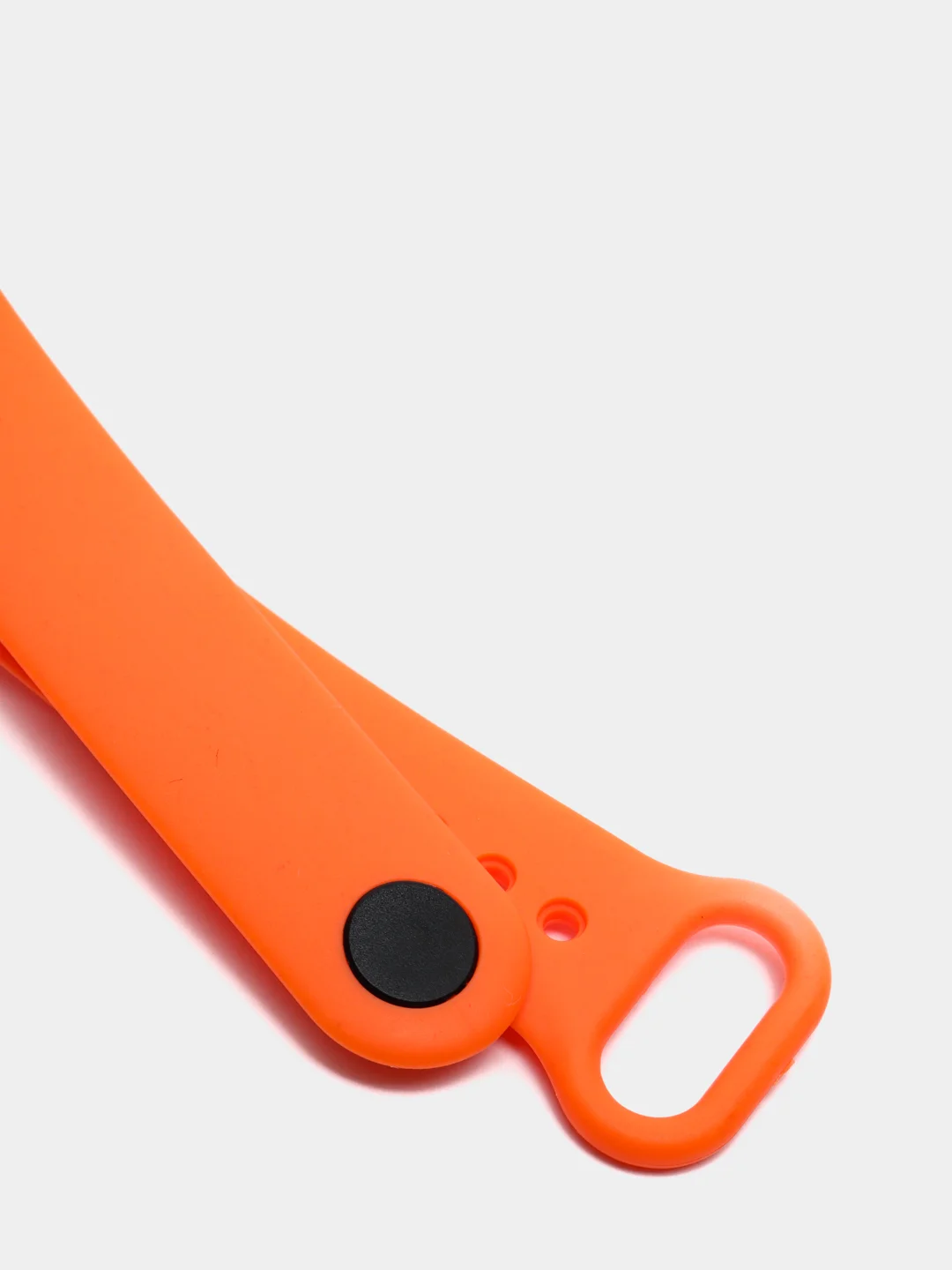 Оранжевый ремешок для Xiaomi Mi Band 5/Mi Band 6, силиконовый