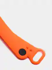 Оранжевый ремешок для Xiaomi Mi Band 5/Mi Band 6, силиконовый
