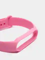 Розовый ремешок для Xiaomi Mi Band 5/Mi Band 6, силиконовый