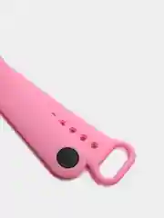 Розовый ремешок для Xiaomi Mi Band 5/Mi Band 6, силиконовый