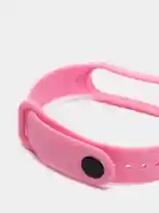 Розовый ремешок для Xiaomi Mi Band 5/Mi Band 6, силиконовый