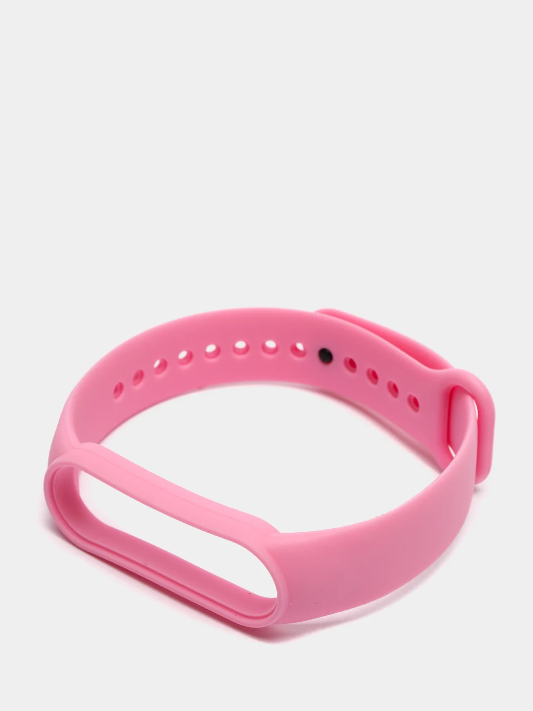 Розовый ремешок для Xiaomi Mi Band 5/Mi Band 6, силиконовый