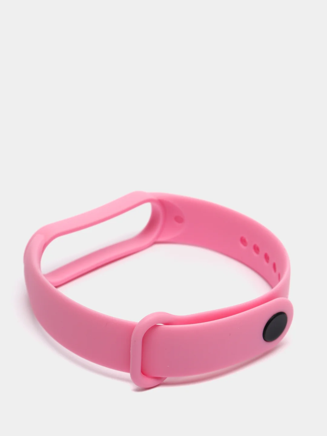 Розовый ремешок для Xiaomi Mi Band 5/Mi Band 6, силиконовый
