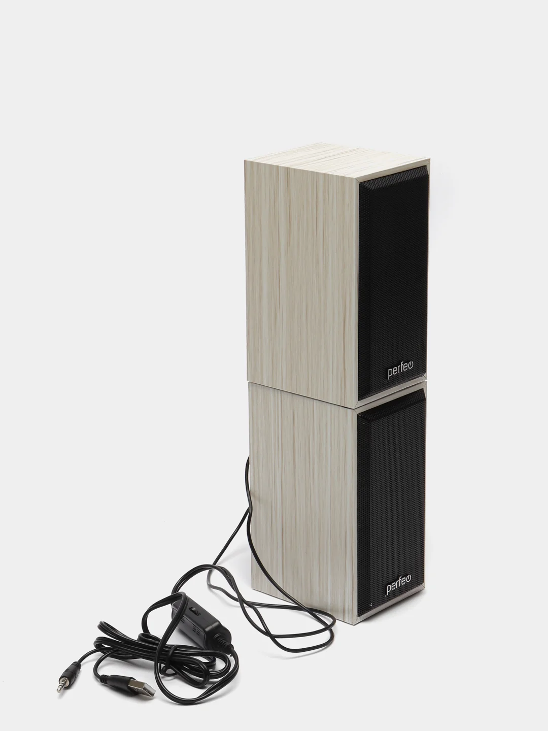 Белый компьютерные колонки Perfeo CABINET, для ноутбука и компьютера