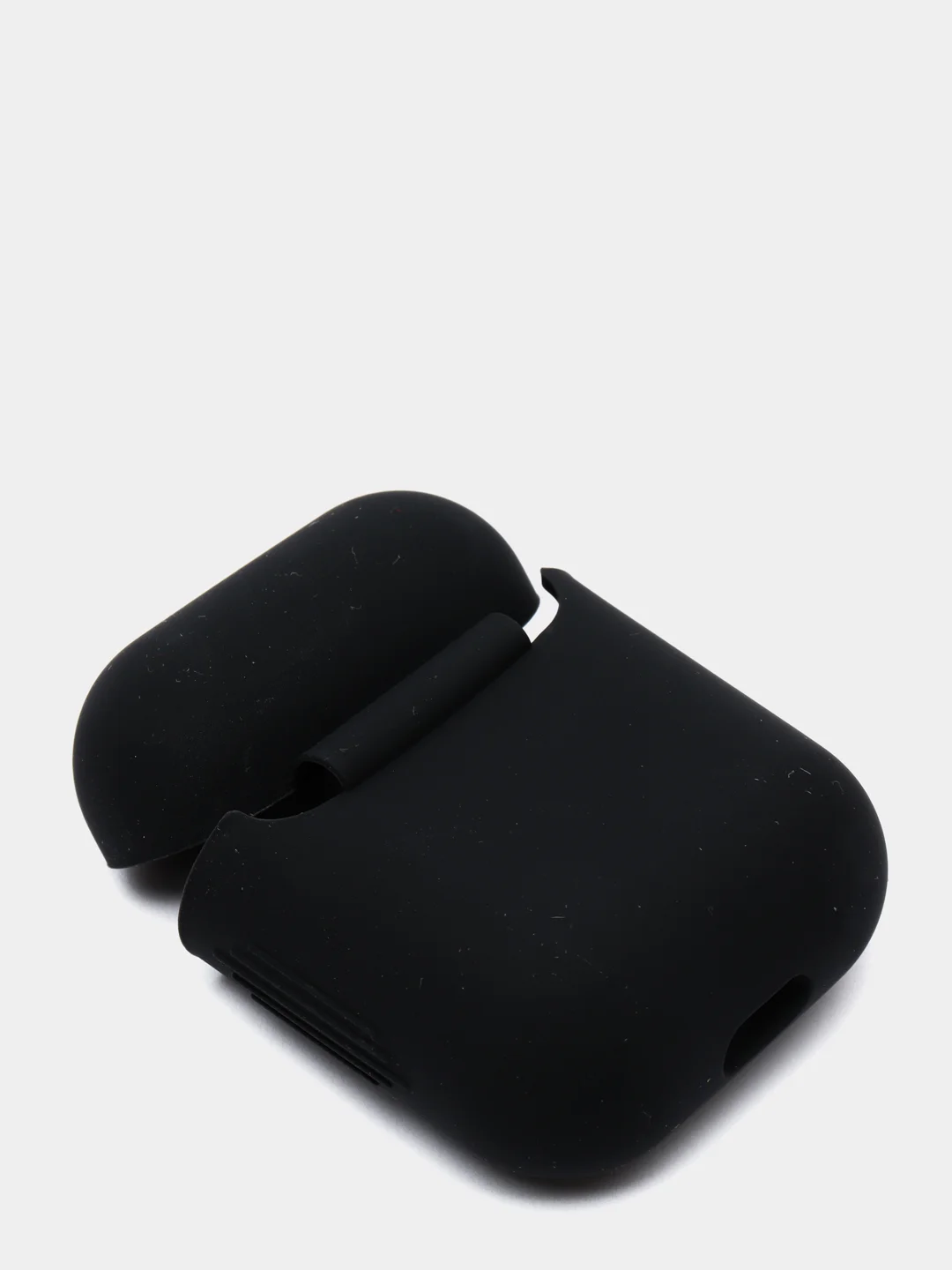 Черный чехол для Apple AirPods 1, AirPods 2 силиконовый