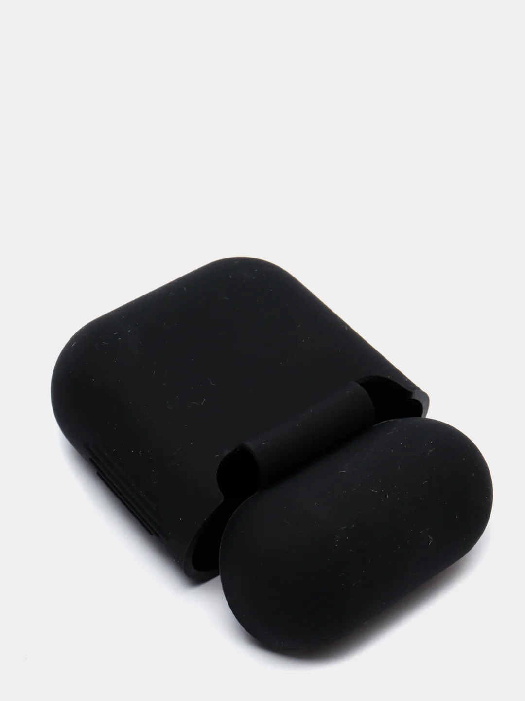 Черный чехол для Apple AirPods 1, AirPods 2 силиконовый