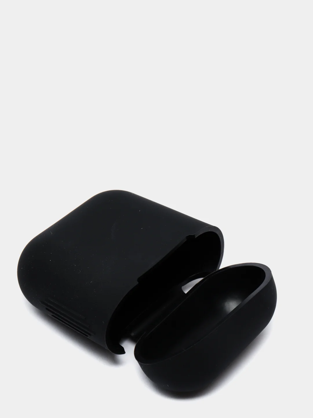 Черный чехол для Apple AirPods 1, AirPods 2 силиконовый