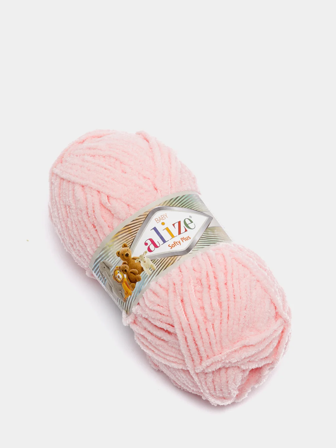 Конфетный плюшевая пряжа Alize Softy Plus ( Софти плюс)