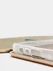 Голубой чехол-книжка для Realme C21 (Реалми С21)