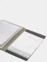 Черный обложка для автодокументов и паспорта из экокожи