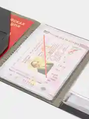 Черный обложка для автодокументов и паспорта из экокожи