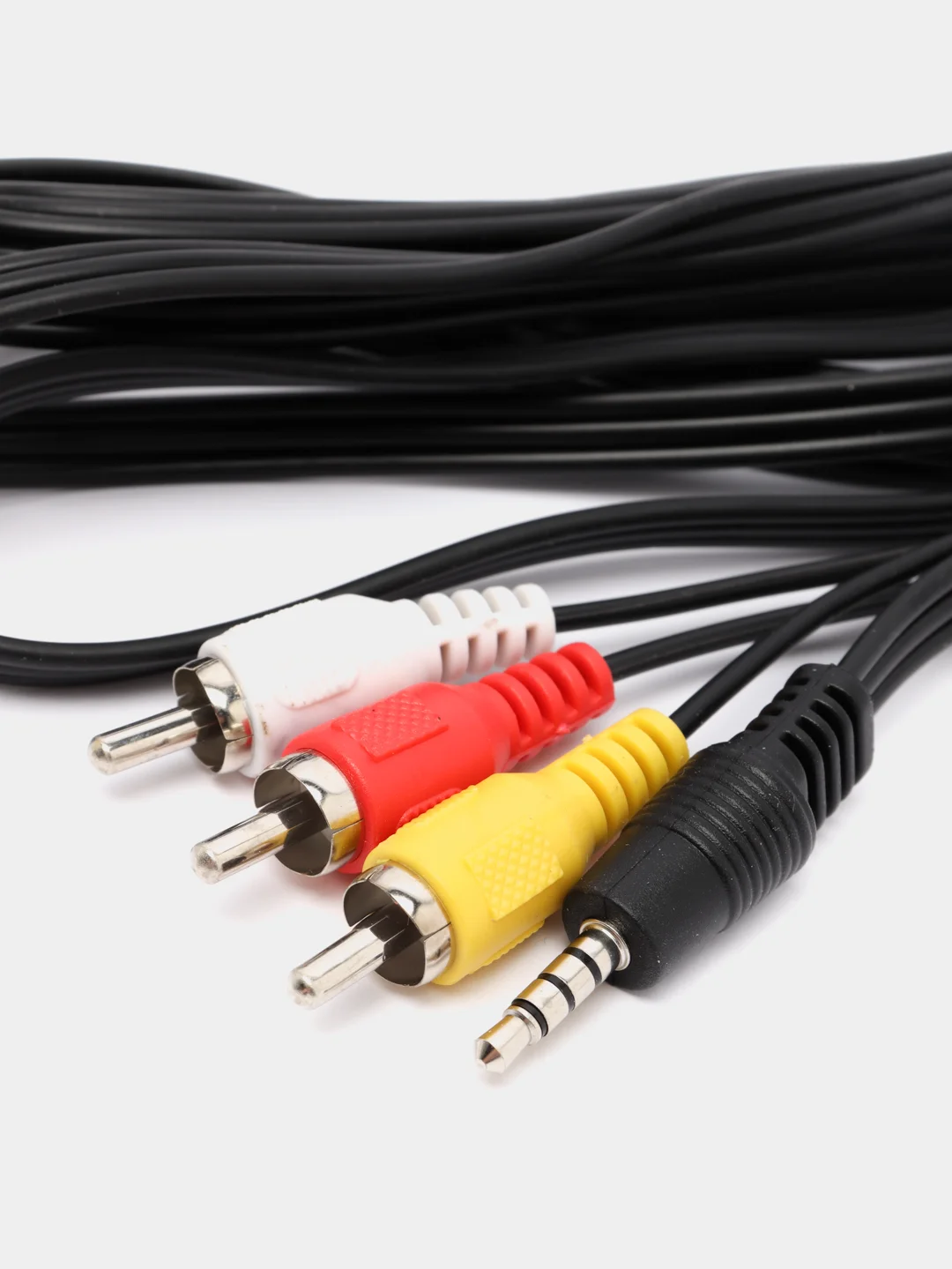 Кабель Belsis Jack 3.5 mm (4 контакта) <--> 3xRCA вилка, видео+стерео-аудио, 1.8 м, BL1039