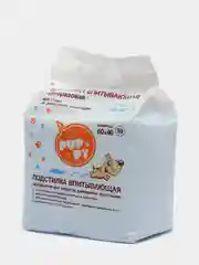 Пеленка-туалет впитывающая 60*40см для собак, животных - 4 сл. MY PUPPY, 30 шт