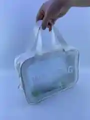 Белый сумка-косметичка Washbag водонепроницаемая / сумка для душа и бассейна
